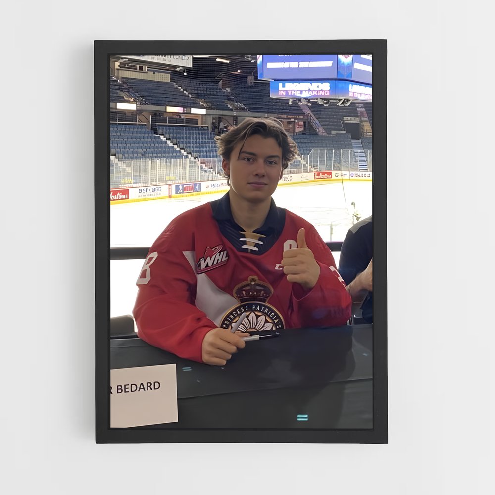 Poster La Conversation Éclairée – affiche Hockey sur glace (vue 2)